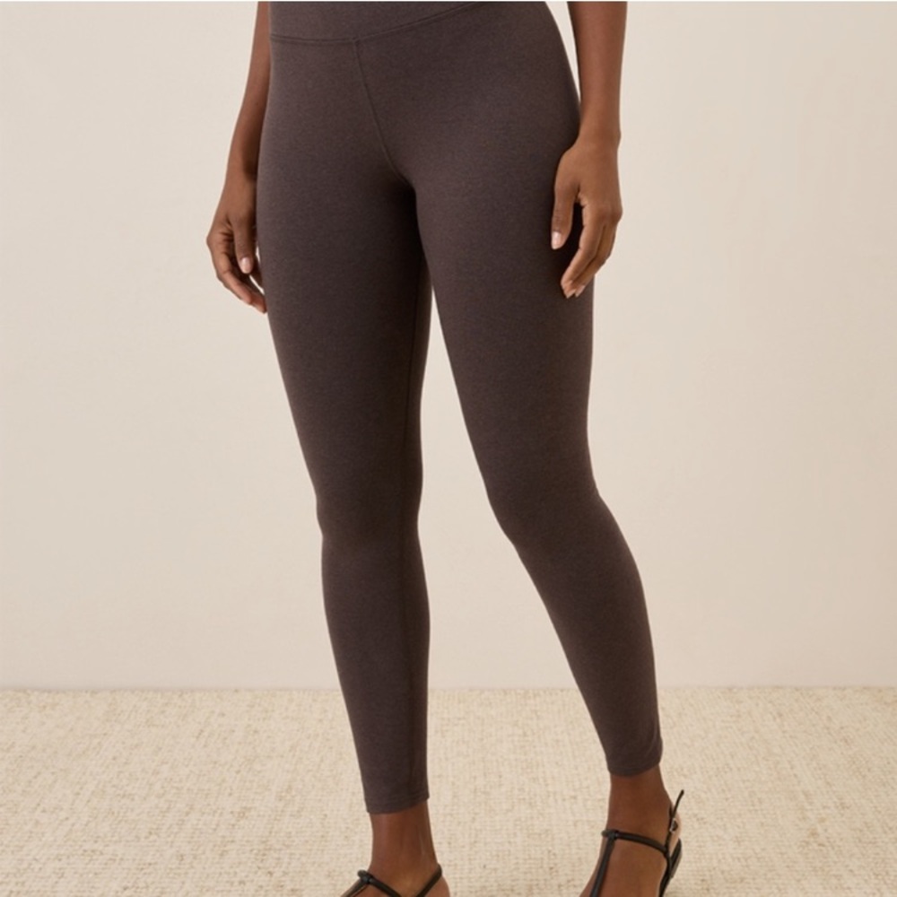 Pact Women's Dark Mauve/Gray Leggings